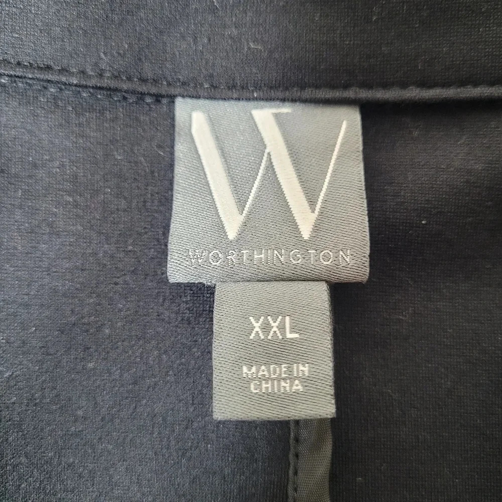 NWT Worthington Ultra Stretch Ponte Jacket sz XXL - Picture 3 of 12